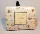 New ListingLaura Ashley Rosemoor KING FITTED Sheet Pink Roses Flowers Green Stems  NOS 2000
