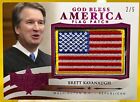 New ListingBRETT KAVANAUGH DECISION 2022 GOD BLESS AMERICA PINK FLAG PATCH CARD #PG3 2/5
