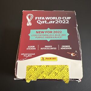 2022 Panini FIFA Cup Qatar Football Soccer Album Sticker Box (245 ct) *MISSING 1