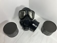US Military M40 Gas Mask Medium No Back Straps 2 Brand New Canisters