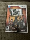 Guitar Hero III 3: Legends of Rock Not for Resale Nintendo Wii Complete CIB