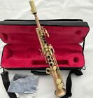 customized MATTE GOLD BRASS Sopranino Saxophone Eb Sax For USA WEIBSTER Musical