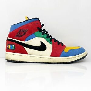 Nike Mens Air Jordan 1 Mid SE CU2805 Multicolor Basketball Shoes Sneakers Sz 13