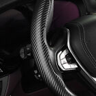 2Pcs Carbon Fiber Black Car Steering Wheel Cover Booster Non-Slip Accessories  (For: 2021 BMW X3)