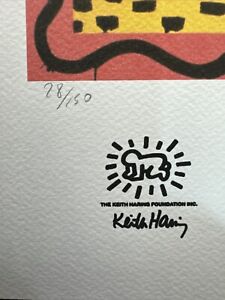 Keith Haring - Signed and Numbered Lithograph (Edition of 150) - Original Art