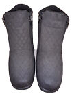 New Comfortview quilted waterproof zip closure winter boot with heel size 8w.
