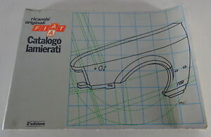 Parts Catalog Body/Blechteile Fiat 500 R, 127, x 1/9, 124/Spider By 1981
