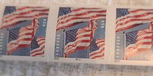 New Listing USPS Forever Stamps U.S. Flags - 2 Rolls of 100 Stamps - 200 Count Authentic