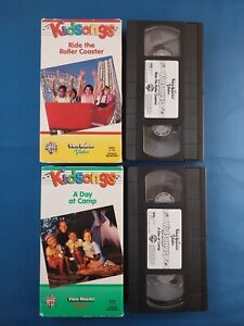 Kidsongs VHS Lot of 2 Rare View master 90s