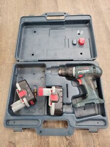 Bosch 32618 Bat181 Cordless Hammer Drill Case Extra Batteries Pre-Owned