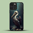 For iPhone 14 15 11 12 13 Pro X XS XR Max Pelican Bird ornate design