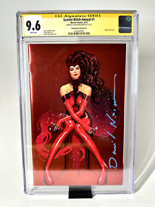 SCARLET WITCH ANNUAL #1 CGC 9.6 SS David Nakayama Foil Exclusive Virgin 1:25