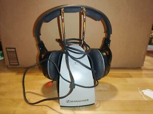 Sennheiser On-Ear Wireless Headphones HDR-120 Charging Cradle Untested /L