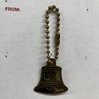 Vintage Schulmerich Carillons Bells and Chimes Bronze Keychain Charm