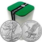 New Listing2023 Silver Eagle Roll of 20 - 1 oz .999 Fine Silver American Eagle Coin BU