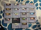 Super Nintendo Lot of 18 Untested Games And  Console.