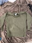 MAGASCHONI GREEN TURTLENECK LONG SLEEVE CASHMERE SWEATER SIZE XS
