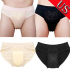 US Sissy Mens Hiding Gaff Panty Shaping Briefs Thong for Crossdresser Underwear