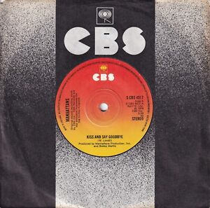 New Listing70s R&B Soul MANHATTANS kiss and say goodbye 1976 UK 7