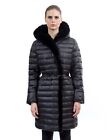 Goose Down Coat Jacket w/ Real Mink Fur sz XL US 14 / EU 46 $895 Пуховик Норка