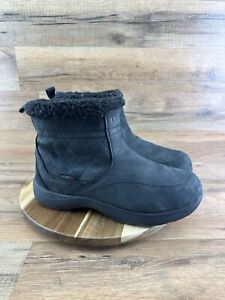 LL Bean Bethel 200 Gram Insulated Side Zip Winter Boots Womens Size 8.5 Wide