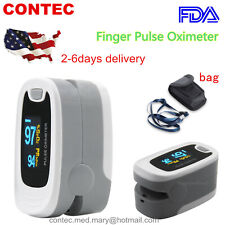 Finger Pulse Oximeter Heart Rate Blood Oxygen Saturation Monitor SpO2 PR Measure