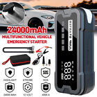 Car Jump Starter with Air Compressor 4000A Battery Power Bank Charger Emergency