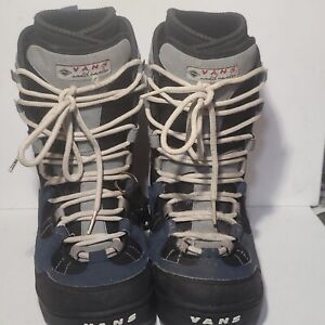 Vans World Traveler Millennium Snowboard Boots US Men's Size 8 Gray, Blue, black