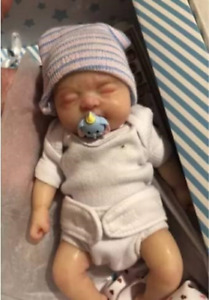 Miaio 7 Boy Micro Preemie Full Body Silicone Baby Doll John Lifelike Mini Reborn