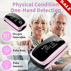 LED  Rechargeable Finger Pulse Oximeter Blood Oxygen SpO2 Monitor Heart Rate