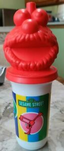 Vtg 04 Sesame Street Elmo Cup Drinking Cup Red Face
