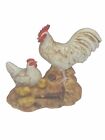 HOMCO Farmhouse Vintage Rooster Chicken Ceramic Figurine