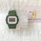CASIO G-SHOCK DW-5600M-3JF Green Men's Watch USED Very good