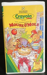 Crayola VHS ~ The Adventures Of Mouse & Mole - Hallmark Entertainment (1997)