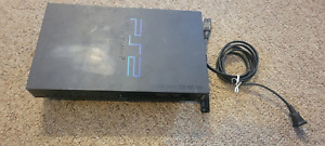 PS2 Sony PlayStation 2 Video Game Console Black Parts or repair.