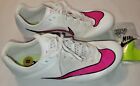 Nike Zoom Rival Sprint Track Spikes DC8753-101 White Pink Mens Size 8.5 FREE SHP