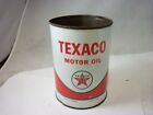 Texaco heavy duty motor oil 1 quart oil can