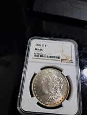 New Listing1883-O $1 NGC MS 65 (Toned Edge) Morgan Silver Dollar New Orleans Mint