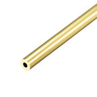 Brass Round Tube 300mm Length 7mm OD 2mm Wall Thickness Seamless Pipe Tubing