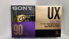 Sony UX 90 Type II High Bias Blank Audio Cassette Tape - New Sealed