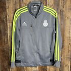 Adidas Real Madrid Training Football Jacket Soccer Track Men’s Size M Gray