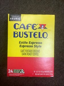 Cafe Bustelo Espresso Style Coffee Keurig K-Cup Pods, Dark Roast - 96pk. 4*24pk