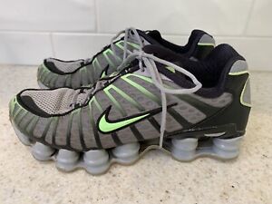 Nike Shox TL Mens Shoes Trainers US Size 8 AV3595 005 Grey/Lime/Black