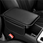 Black Car Interior Seat Armrest Cushion Pad Protector Storage Bag Accessories