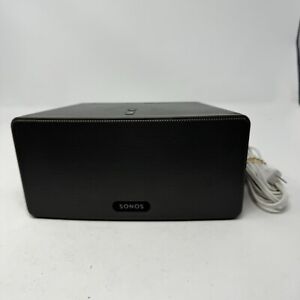 Sonos PLAY:3 Wireless Speaker Black With Power Cord Tested and working