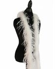 ivory Ostrich Feather Boa High Quality perial co , NEW! 2 yards each peace