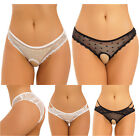 Women's Lace Panties Crotchless Underwear Thongs Lingerie G-string Floral Briefs