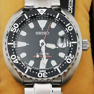 SEIKO PROSPEX SBDY085 Black Mini Turtle Automatic Men's Watch New in Box