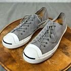 Converse Jack Purcell Shoes Mens 11.5 Wm 13 Gray Canvas Cork Lace Up Low Sneaker