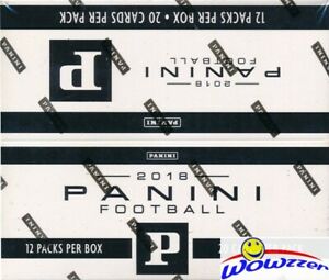 2018 Panini Football EXCLUSIVE MASSIVE Factory Sealed JUMBO FAT Box-240 Cards